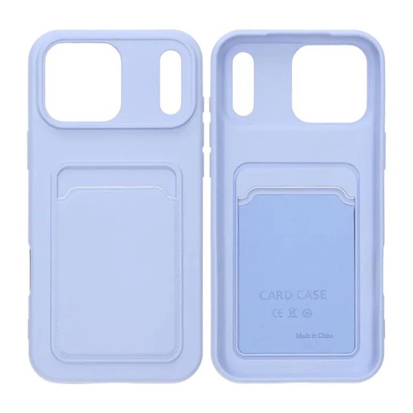 iPhone 17 Pro Skal Korthållare Lila
