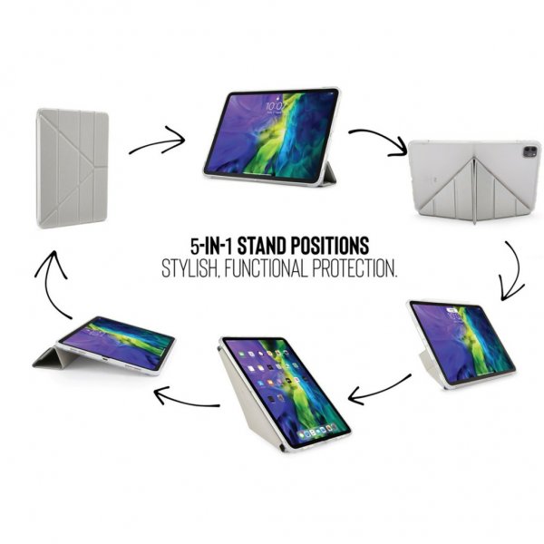 Pipetto iPad Air 10.9 (gen 4/5) Fodral Metallic Origami Roseguld