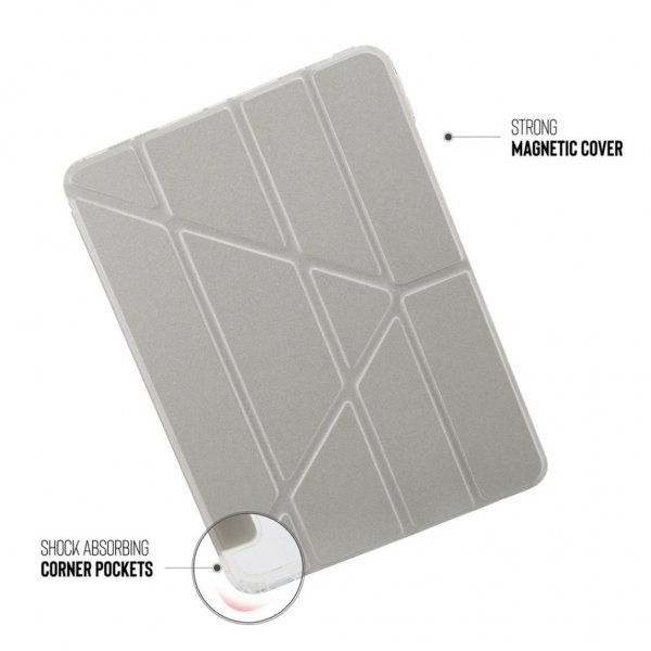 Pipetto iPad Air 10.9 (gen 4/5) Fodral Metallic Origami Roseguld