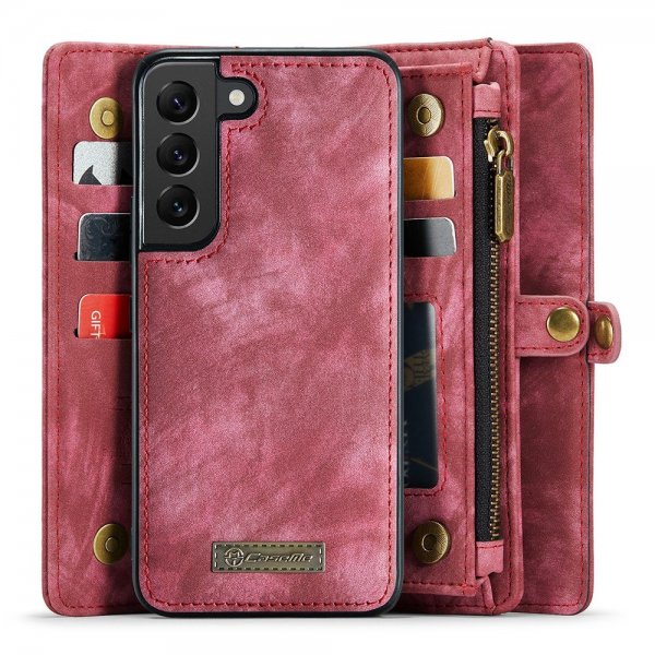 CaseMe Samsung Galaxy S21 008 Series Löstagbart Skal Röd