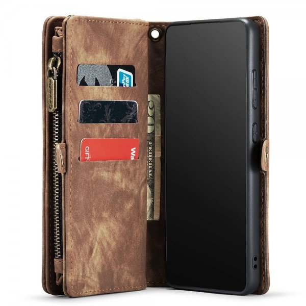 CaseMe Samsung Galaxy S21 008 Series Löstagbart Skal Brun