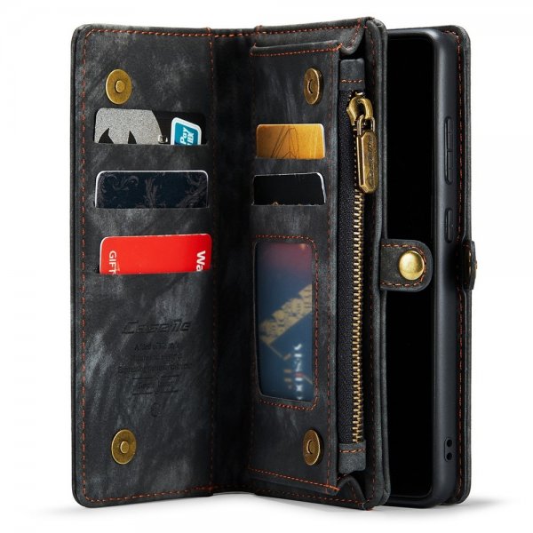 CaseMe Samsung Galaxy S21 FE 008 Series Löstagbart Skal Svart