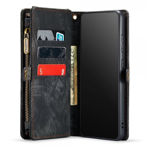 CaseMe Samsung Galaxy S21 FE 008 Series Löstagbart Skal Svart