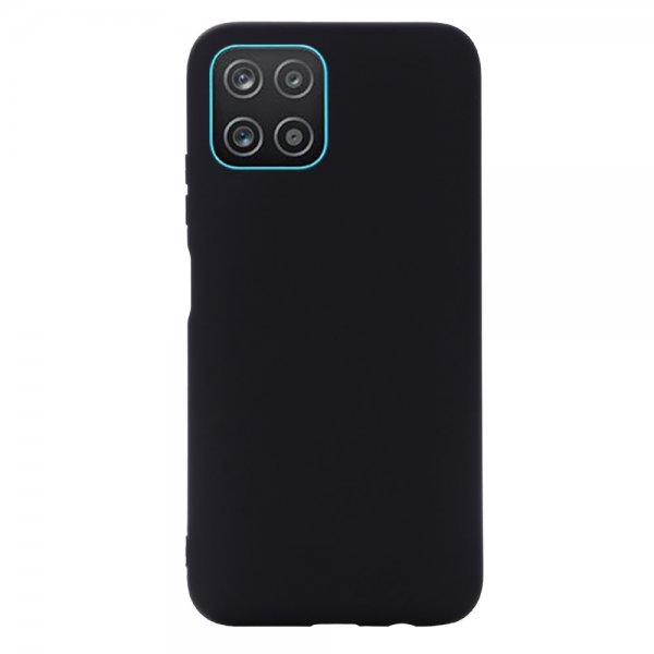Samsung Galaxy A03 Skal med Strap Silikon Svart