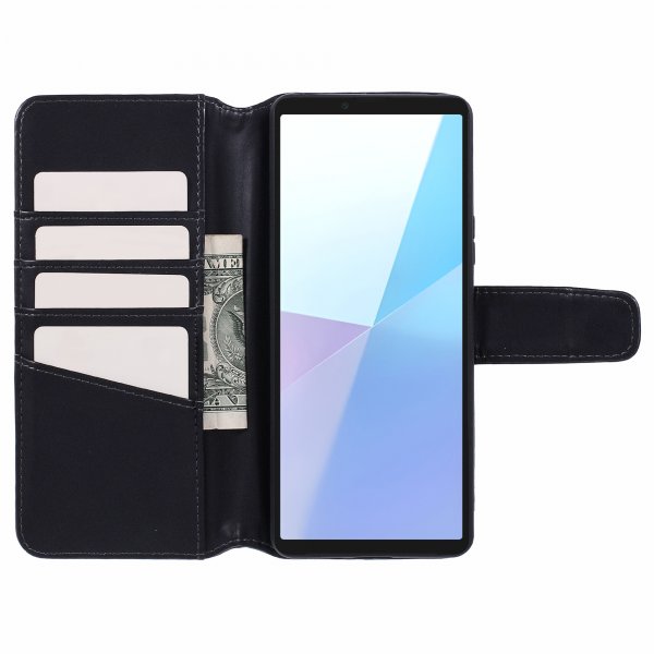 Nordic Covers Sony Xperia 10 VI Fodral Essential Leather Raven Black