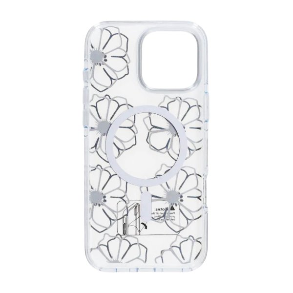 iPhone 16 Pro Max Skal Mönster MagSafe Blommor