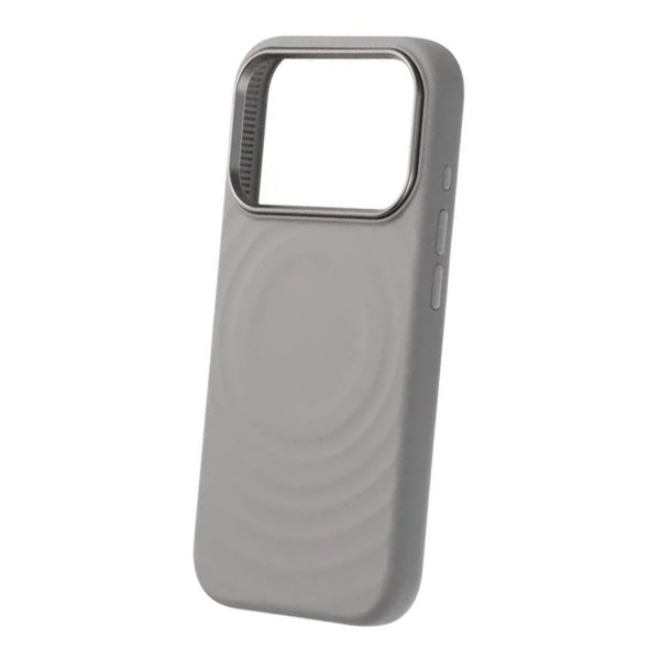 iPhone 17 Pro Skal Silikon MagSafe Ljusgrå