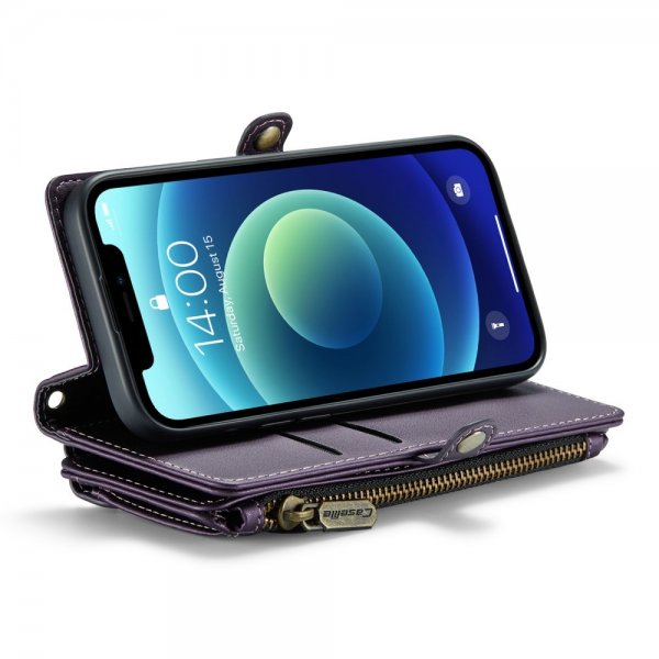 CaseMe iPhone 12/iPhone 12 Pro Fodral C36 Series Lila