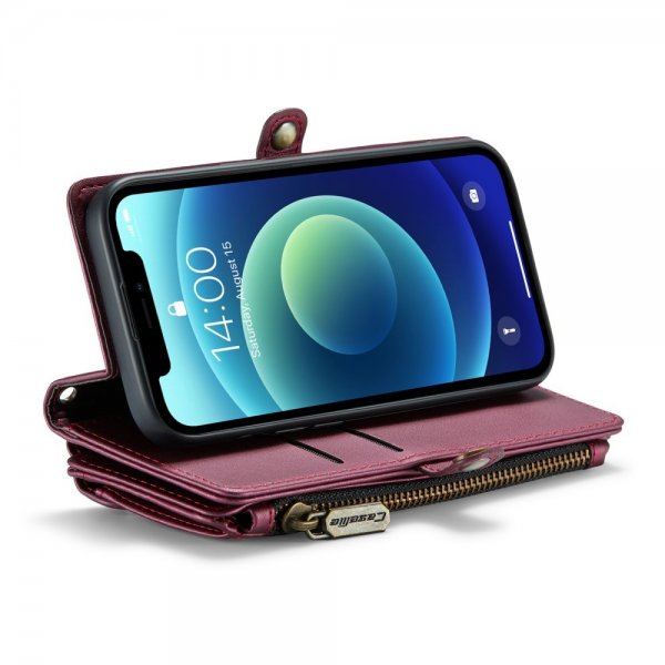 CaseMe iPhone 12/iPhone 12 Pro Fodral C36 Series Röd