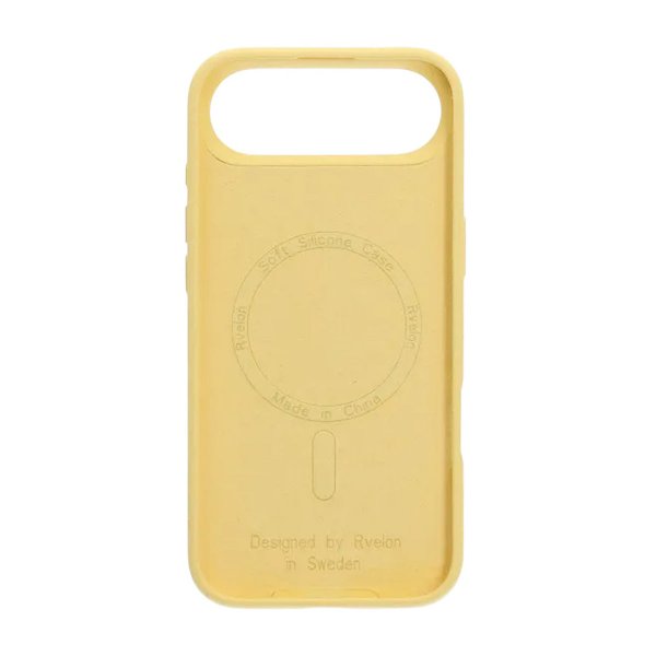 Rvelon iPhone Air Skal Silikon MagSafe Gul