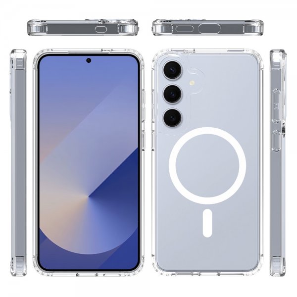 Nordic Covers Samsung Galaxy S24 Plus/Galaxy S25 Plus Skal Feather Series MagSafe Transparent