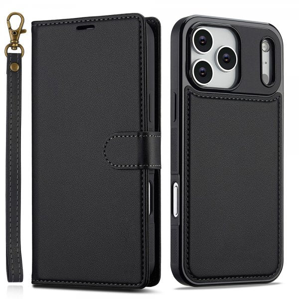 Nordic Covers iPhone 17 Pro Fodral med avtagbart MagSafe-skal Raven Black