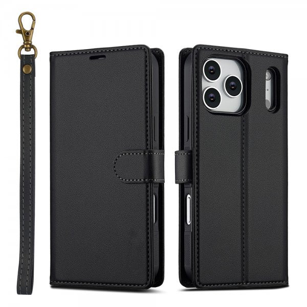 Nordic Covers iPhone 17 Pro Max Fodral med avtagbart MagSafe-skal Raven Black