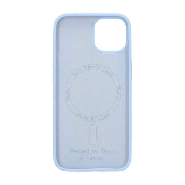 Rvelon iPhone 13/iPhone 14 Skal Silikon MagSafe Blå