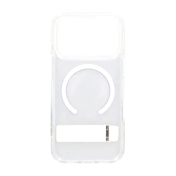Rvelon iPhone 17 Pro Max Skal med Stativ MagSafe Transparent
