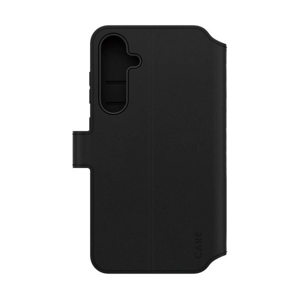 CARE by PanzerGlass Samsung Galaxy S24 FE Fodral Wallet Kickstand Svart