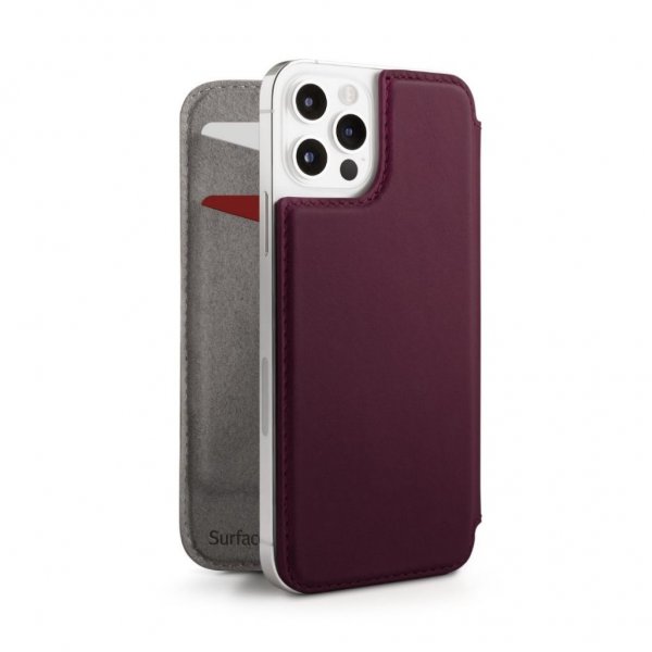 Twelve South iPhone 12/iPhone 12 Pro Fodral SurfacePad Plommon