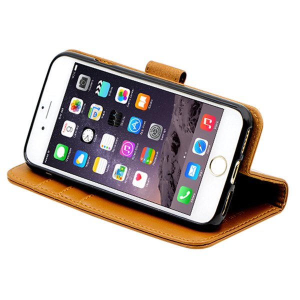 iPhone 6/6S Fodral med Stativ Brun