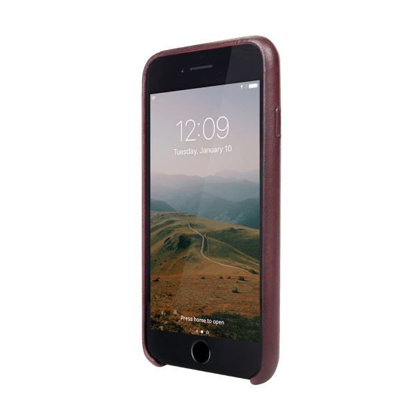 Twelve South iPhone 7 Plus/iPhone 8 Plus Skal Relaxed Leather Kortfack Marsala