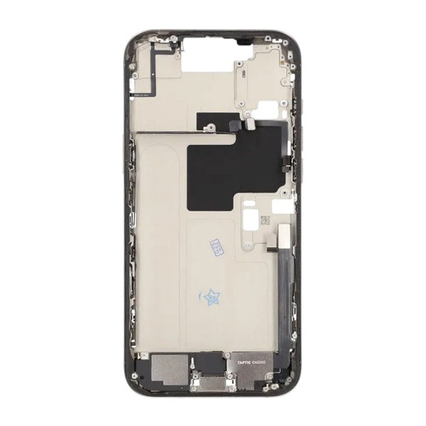Mittenram med smådelar för iPhone 16 Pro Max - Naturlig Titan OEM