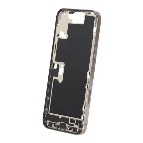 Mittenram med smådelar för iPhone 16 Pro Max - Naturlig Titan OEM