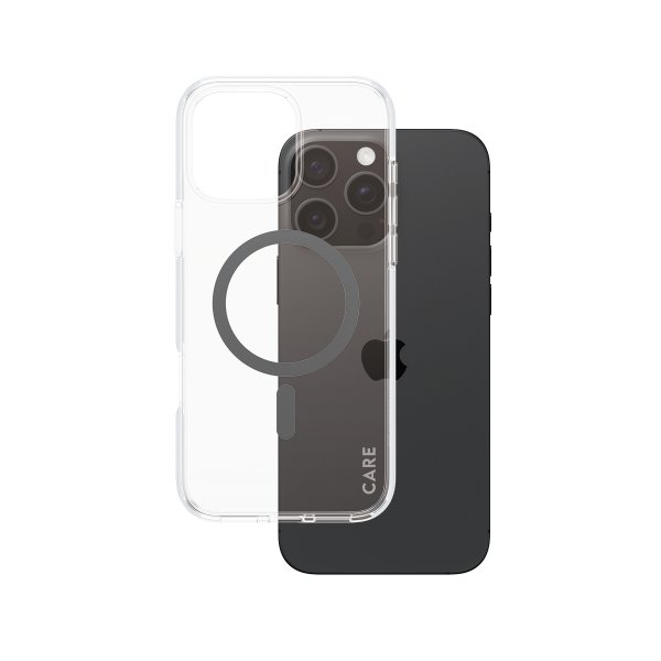 CARE by PanzerGlass iPhone 16 Pro Max Skal Urban Combat MagSafe Svart Transparent