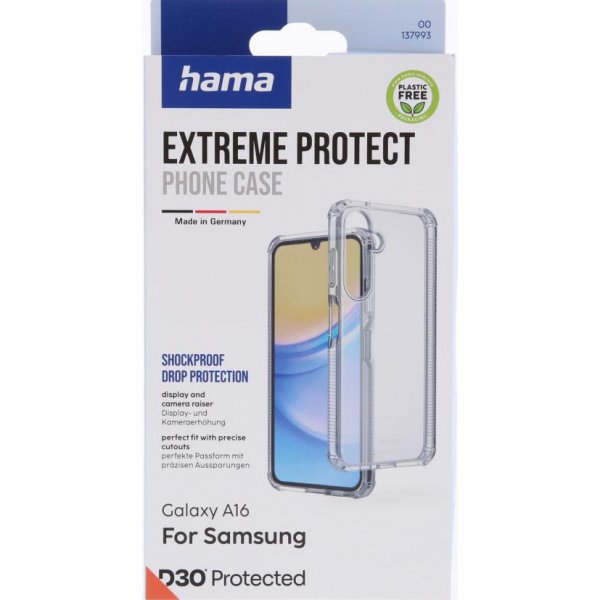Hama Samsung Galaxy A16 Skal Extreme Protect Transparent