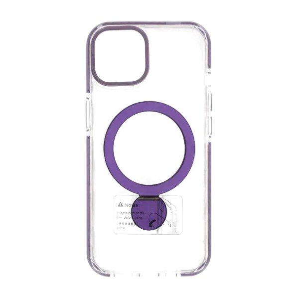 iPhone 15 Skal Ringstativ MagSafe Lila