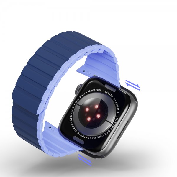 Dux Ducis Apple Watch 38/40/41/42mm Armband LD Series Blå Lila