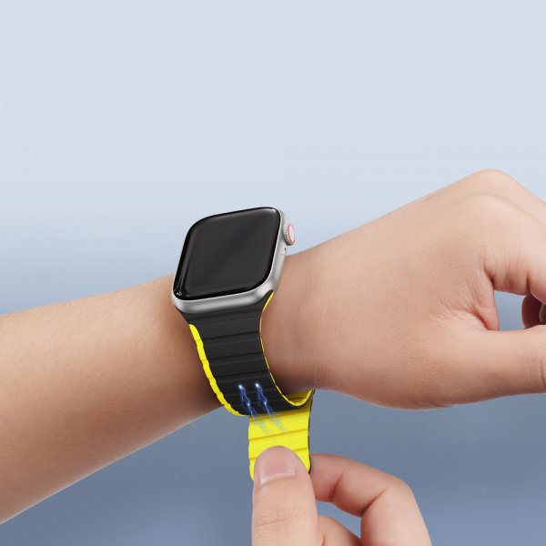 Dux Ducis Apple Watch 38/40/41/42mm Armband LD Series Svart Gul