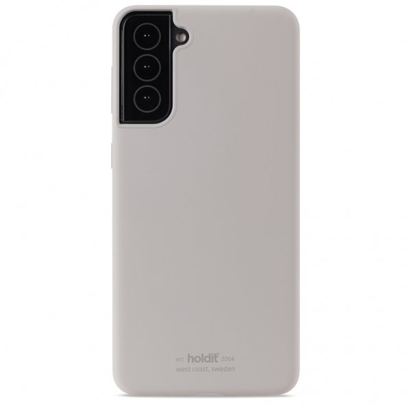 holdit Samsung Galaxy S21 Plus Skal Silikon Taupe