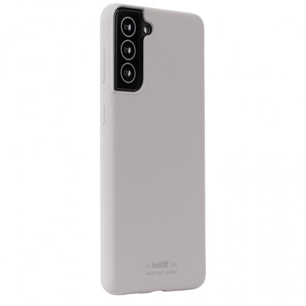 holdit Samsung Galaxy S21 Plus Skal Silikon Taupe