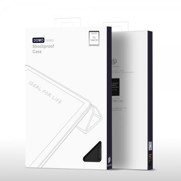 Dux Ducis Samsung Galaxy Tab S9 FE/S10 FE/S10 Lite Fodral DOMO Series Svart