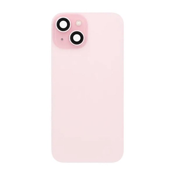 iPhone 15 Baksida Glas Komplett OEM - Rosa