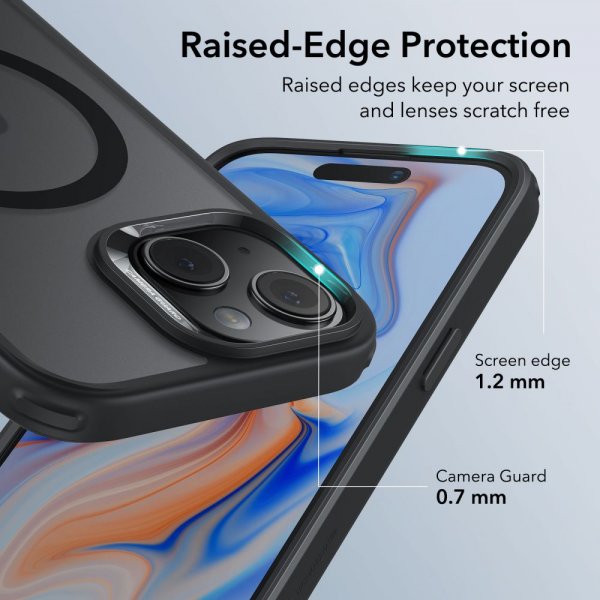 ESR iPhone 15 Skal Classic Hybrid HaloLock Svart