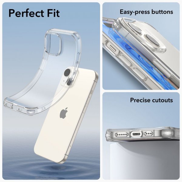 ESR iPhone 15 Skal Project Zero Transparent