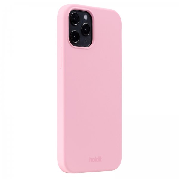 holdit iPhone 12/iPhone 12 Pro Skal Silikon Rosa