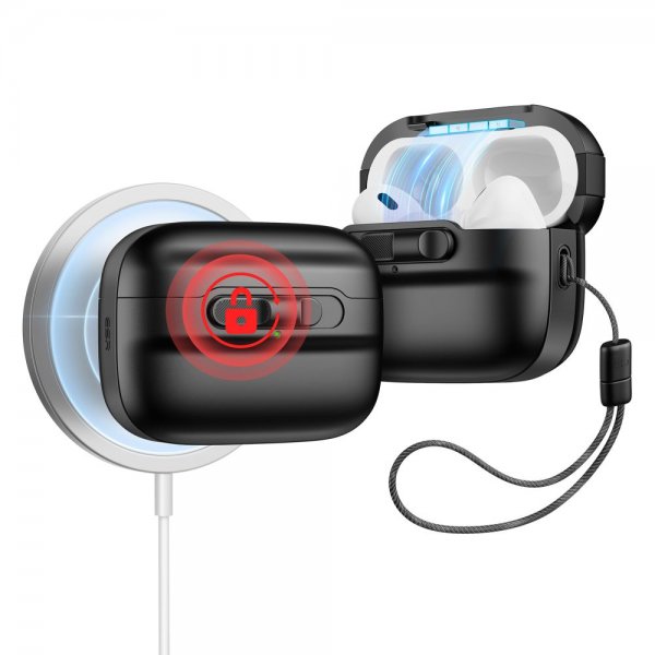 ESR AirPods Pro/AirPods Pro 2 Skal Pulse FlickLock HaloLock Svart