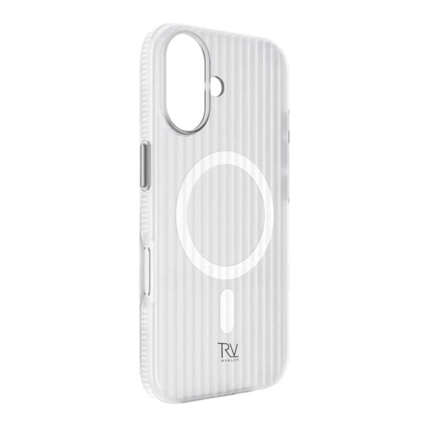 Rvelon iPhone 17 Skal Korrugerad MagSafe Vit