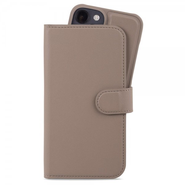 holdit iPhone 13/iPhone 14 Fodral Wallet Case Magnet Plus Mocha Brown