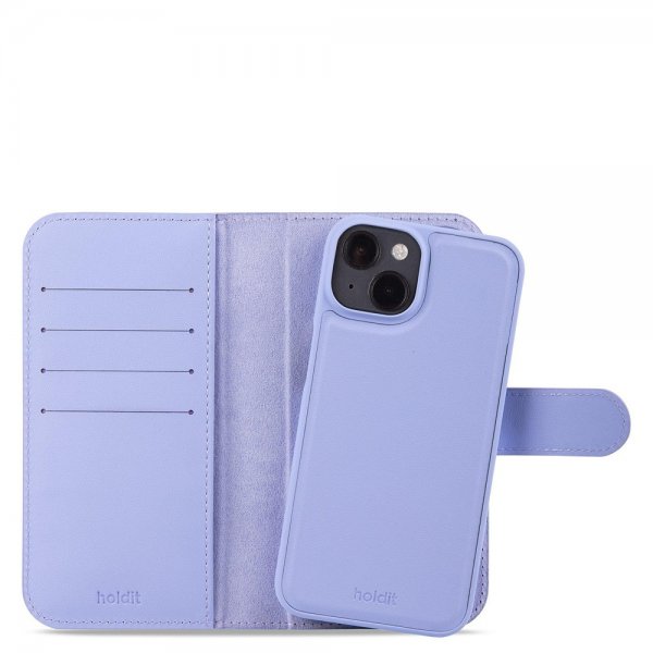 holdit iPhone 13/iPhone 14 Fodral Wallet Case Magnet Plus Lavender