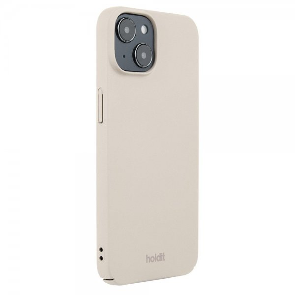holdit iPhone 15 Skal Slim Case Light Beige