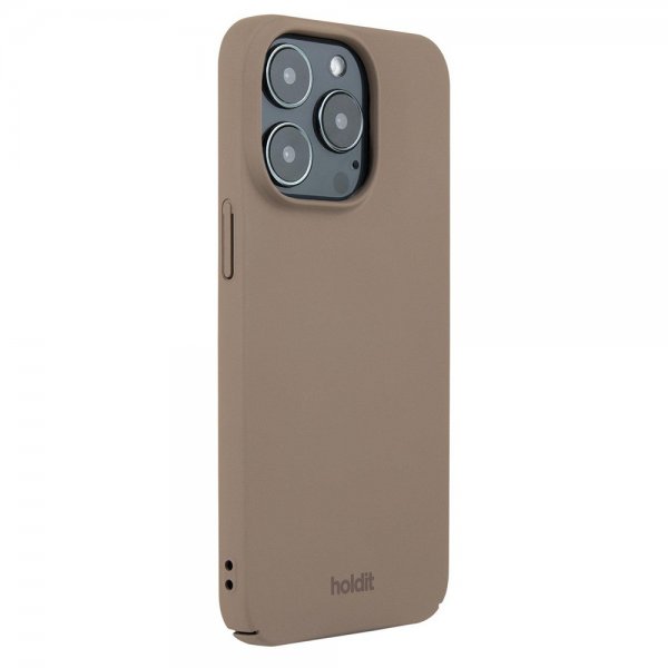 Holdit iPhone 15 Pro Skal Slim Case Mocha Brown