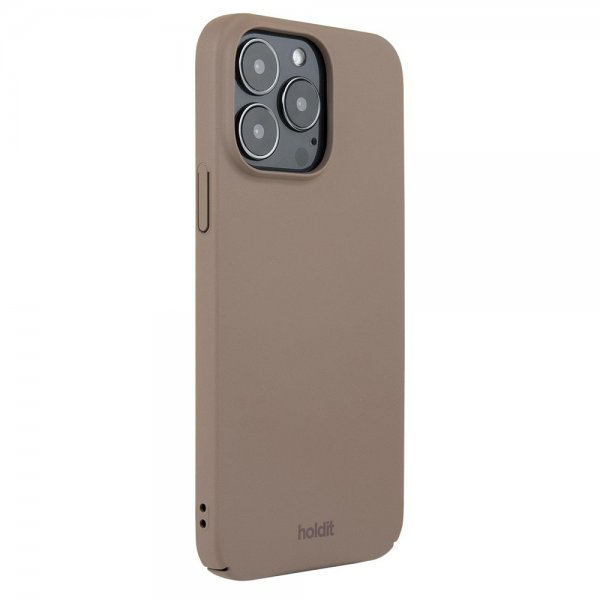 Holdit iPhone 15 Pro Max Skal Slim Case Mocha Brown