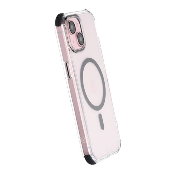 Rvelon iPhone 15 Skal Förstärkta Hörn Svart