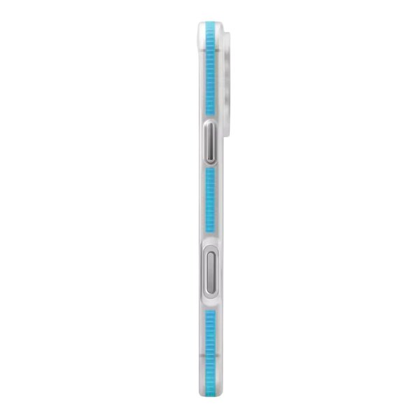 Rvelon iPhone 17 Pro Max Skal Korrugerad MagSafe Blå