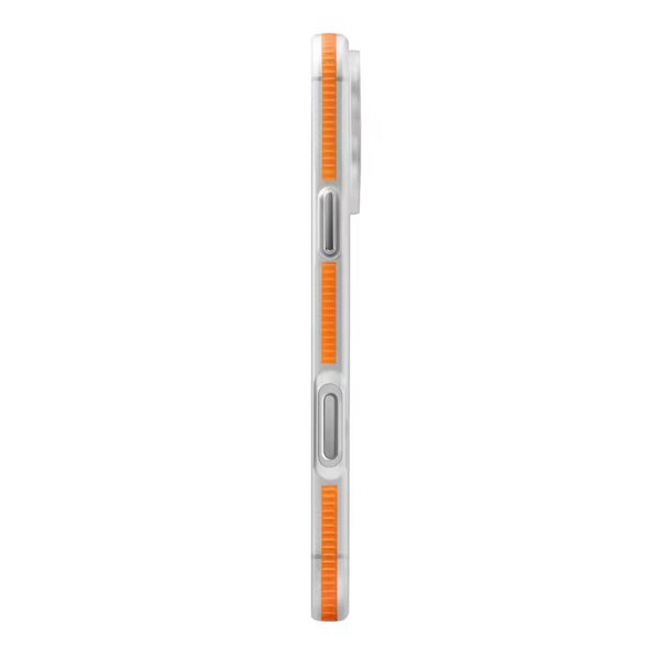 Rvelon iPhone 17 Pro Max Skal Korrugerad MagSafe Orange