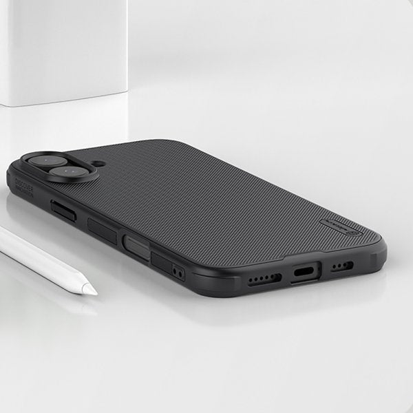 Nillkin iPhone 16 Skal Super Frosted Shield Pro Svart