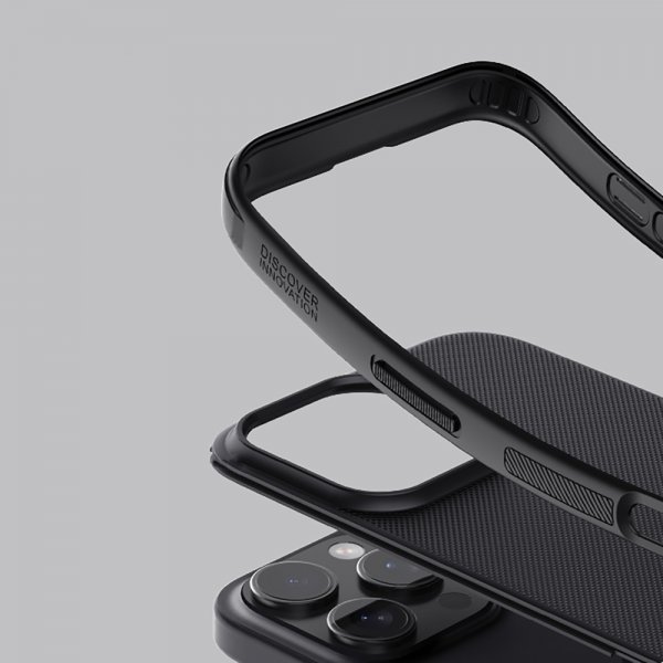 Nillkin iPhone 16 Pro Skal Super Frosted Shield Pro Svart