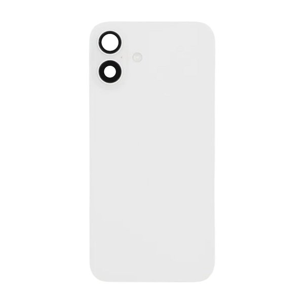 iPhone 16 Plus Baksida Glas Komplett OEM - Vit